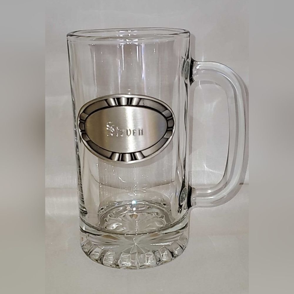 Things Remembered Personalized Beer Mug with Name 'Steven' In Pewter
